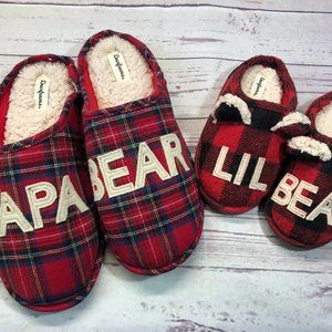 Papa Bear & Lil Bear Dearfoams slipper, GUC